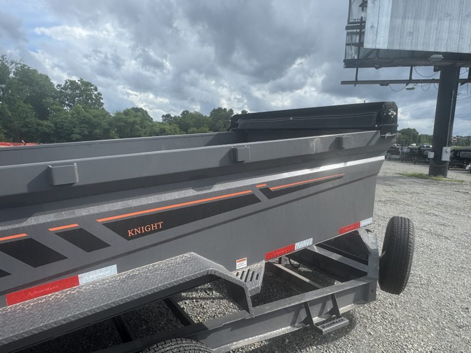 2026 RawMaxx GDX KNIGHT 83X14 HIGH SIDE TELESCOPIC CYLINDER 14K GVWR Dump Trailer