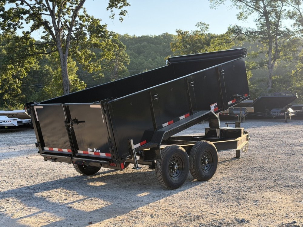 2026 Trail Maxx DT 83X14 3' SIDE 14K GVWR REAR STABILIZER JACKS Dump Trailer