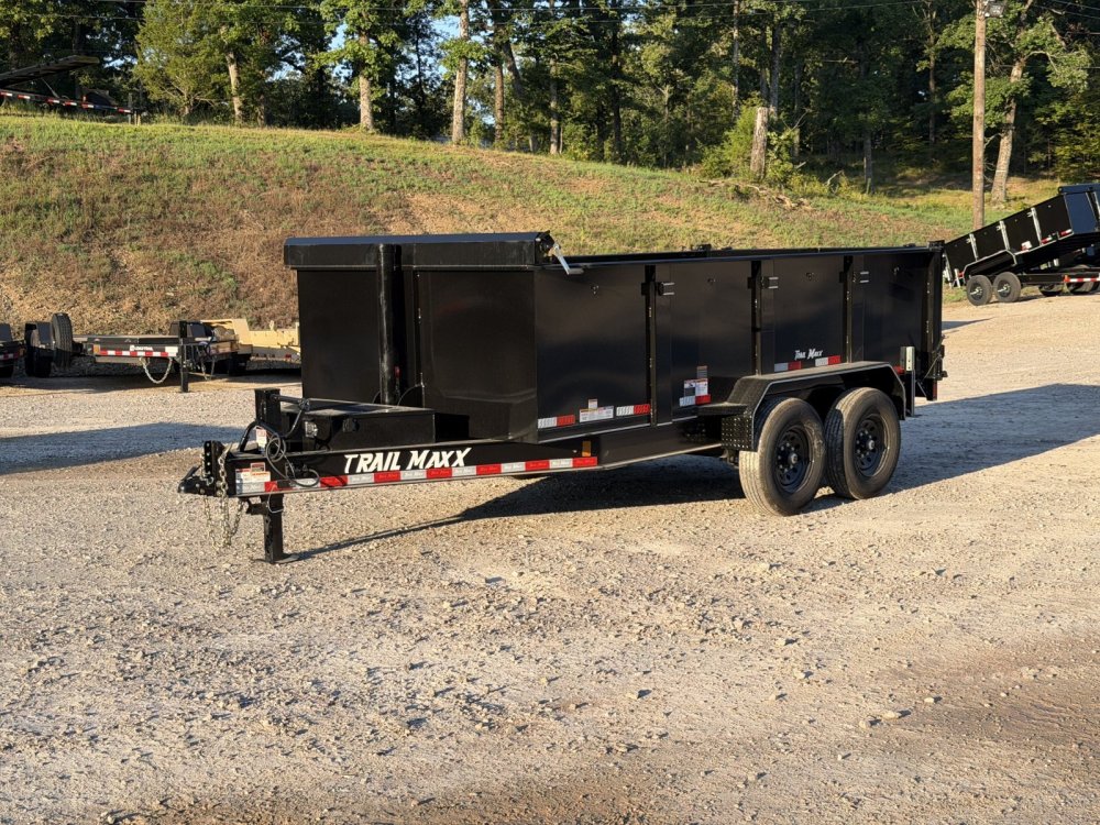 2026 Trail Maxx DT 83X14 3' SIDE 14K GVWR REAR STABILIZER JACKS Dump Trailer