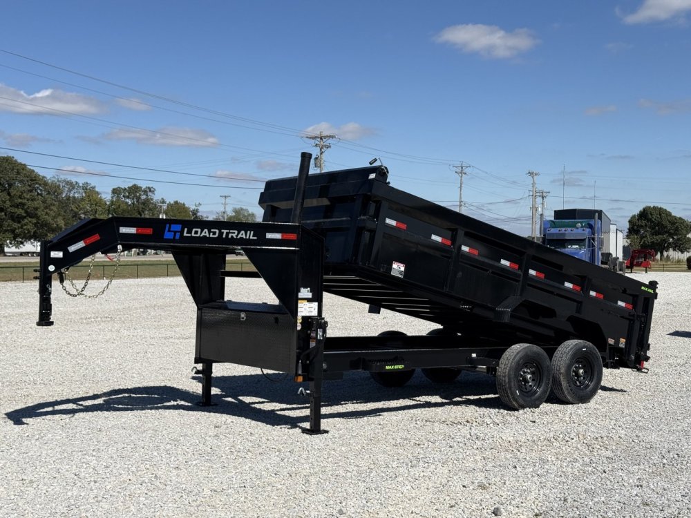 2027 Load Trail DG 83X16X3 HIGH SIDE TELESCOPIC W/14 PLYS AND 7 GAUGE 14K GVWR GOOSENECK Dump Traile