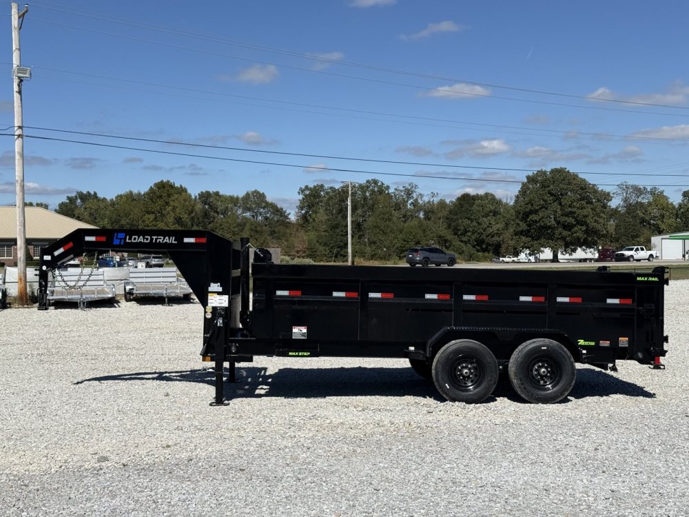 2027 Load Trail DG 83X16X3 HIGH SIDE TELESCOPIC W/14 PLYS AND 7 GAUGE 14K GVWR GOOSENECK Dump Traile