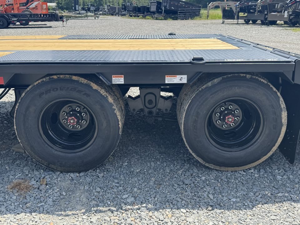 2026 RawMaxx 102X30 HTX Flatbed Trailer W/ 11' HYDRO DOVE TAIL, 14 PLY TIRES, 10K AXLES, WINCH PLATE