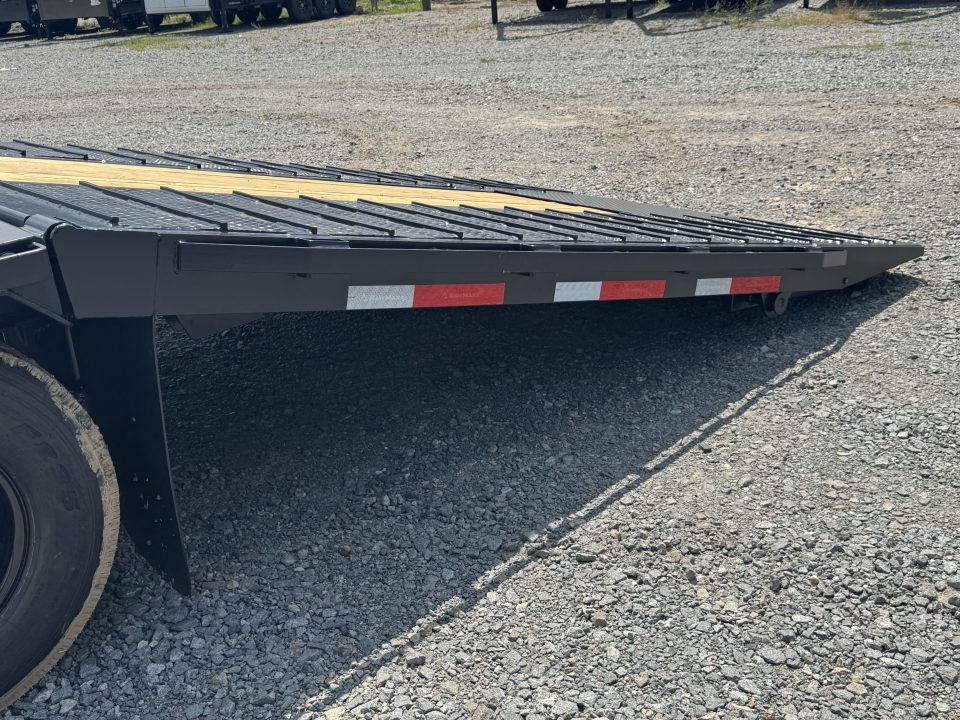 2026 RawMaxx 102X30 HTX Flatbed Trailer W/ 11' HYDRO DOVE TAIL, 14 PLY TIRES, 10K AXLES, WINCH PLATE