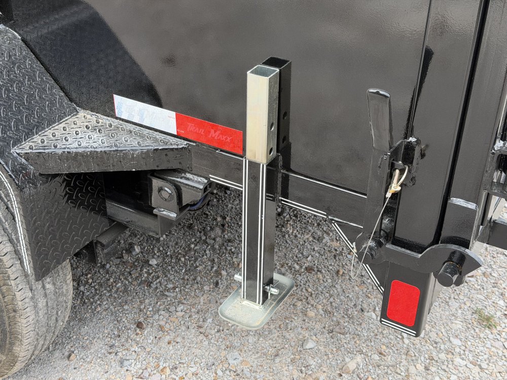 2026 Trail Maxx DT 83X14 4' SIDE 14K GVWR REAR STABILIZER JACKS GOOSENECK Dump Trailer