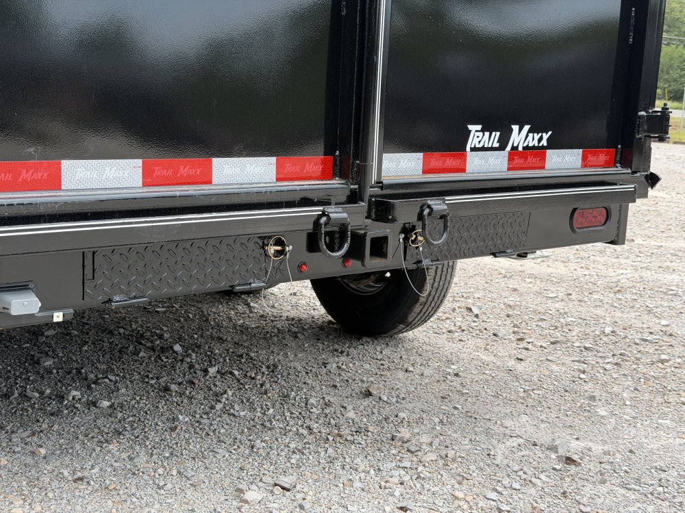 2026 Trail Maxx DT 83X14 4' SIDE 14K GVWR REAR STABILIZER JACKS GOOSENECK Dump Trailer