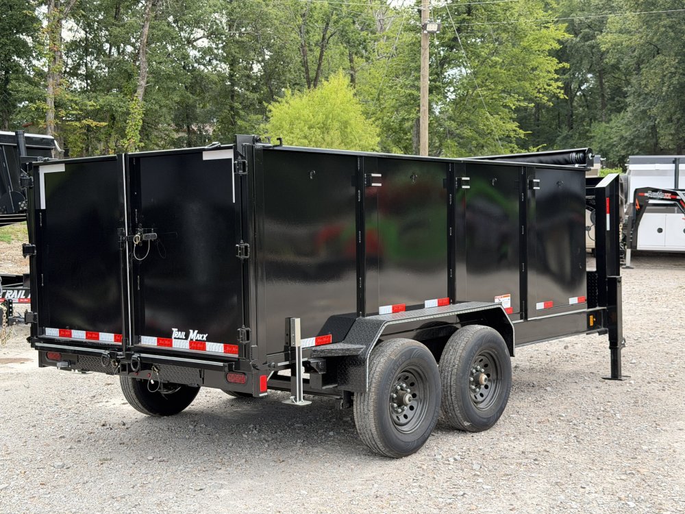 2026 Trail Maxx DT 83X14 4' SIDE 14K GVWR REAR STABILIZER JACKS GOOSENECK Dump Trailer