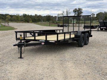 2027 77X16 UT MEB / 48" GATE / 6.9K GVWR / BRAKE AXLE / UTILITY TRAILER
