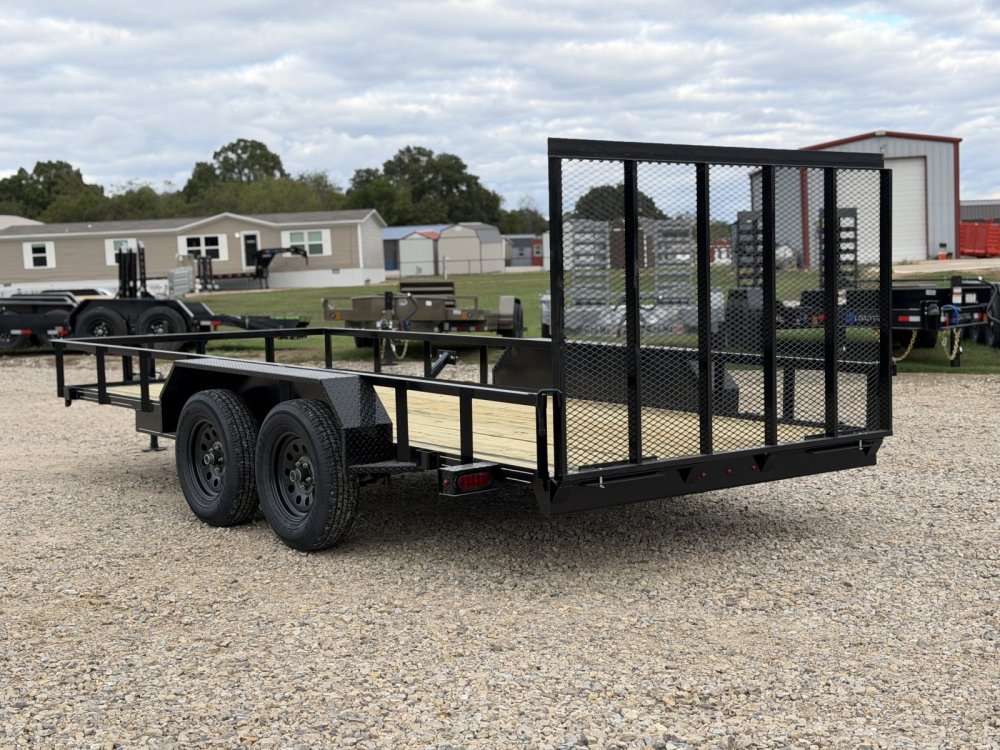 2027 77X16 UT MEB / 48" GATE / 6.9K GVWR / BRAKE AXLE / UTILITY TRAILER