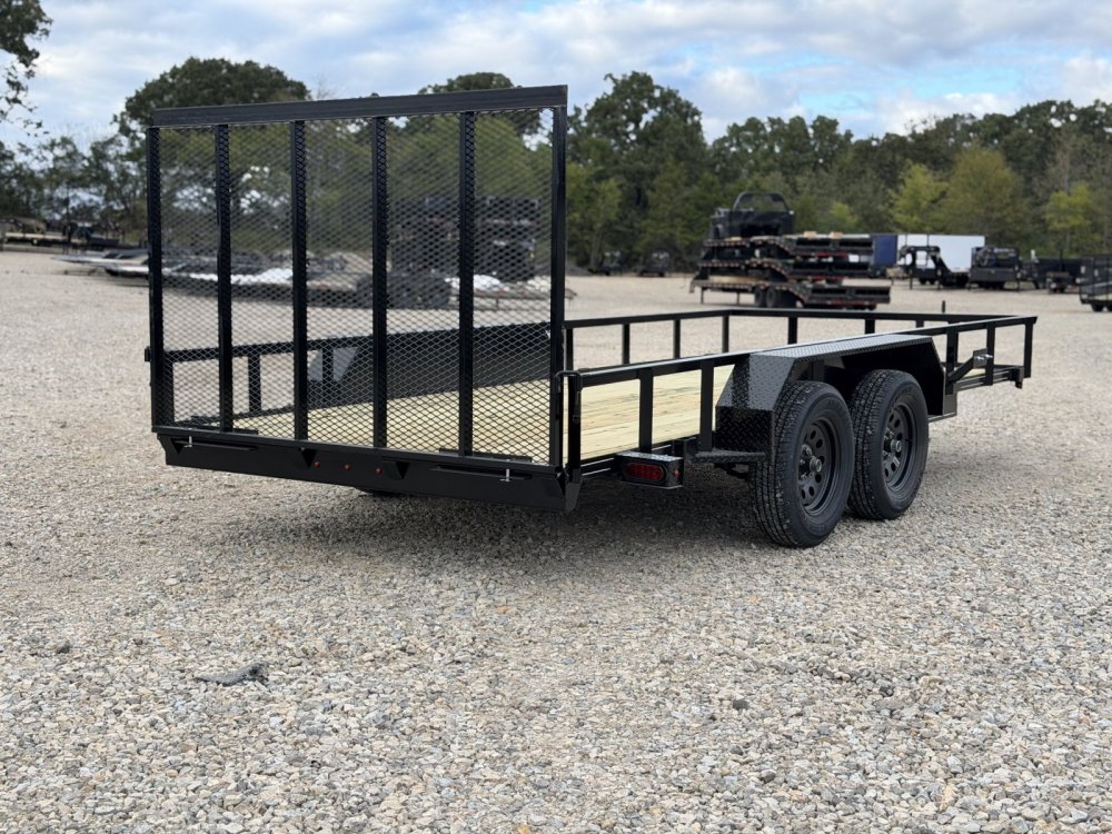 2027 77X16 UT MEB / 48" GATE / 6.9K GVWR / BRAKE AXLE / UTILITY TRAILER