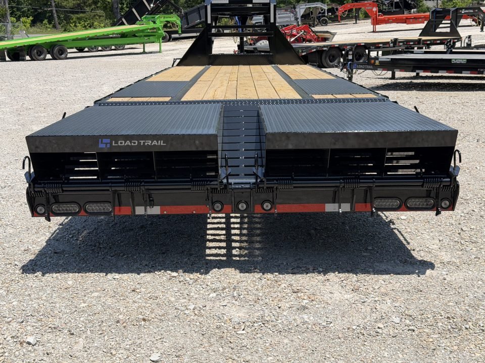 2026 Load Trail GP 102X28 24K GVWR 5' MAX RAMPS 14 PLY TIRES Flatbed Trailer