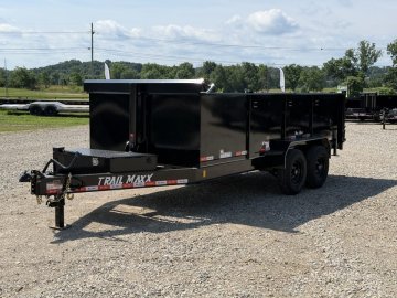 2026 Trail Maxx 83X16X3 TELESCOPIC DUMP W/REAR STABILIZER JACKS 14K GVWR Dump Trailer