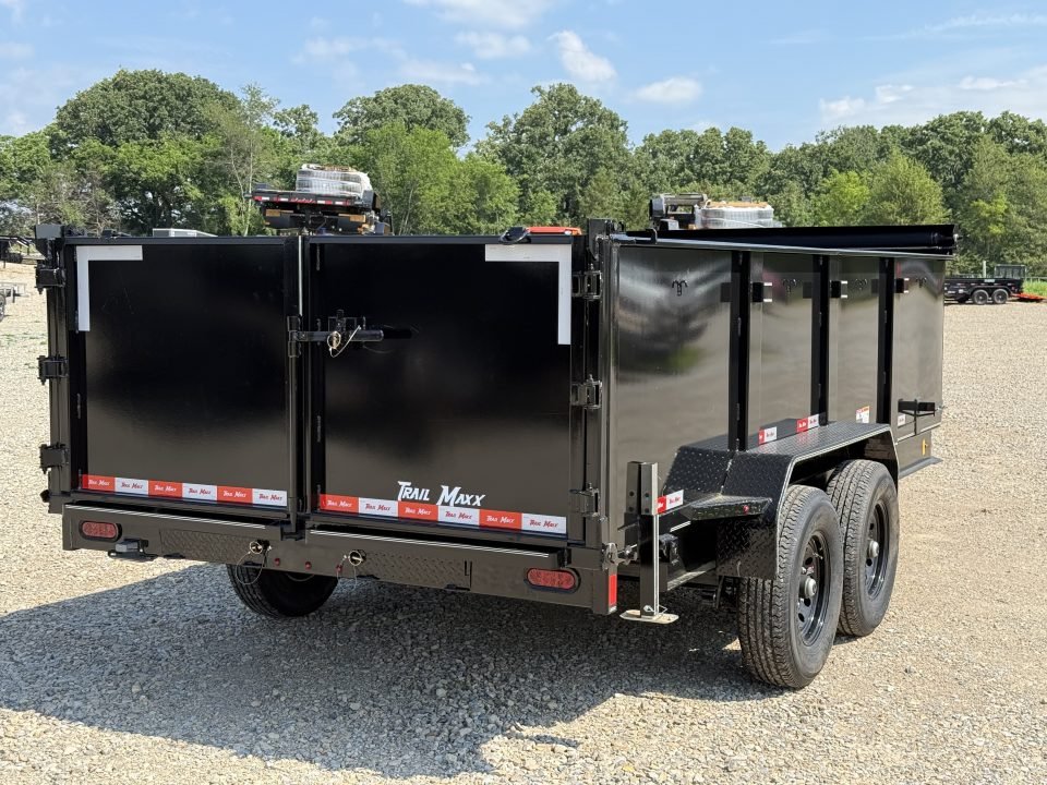 2026 Trail Maxx 83X16X3 TELESCOPIC DUMP W/REAR STABILIZER JACKS 14K GVWR Dump Trailer