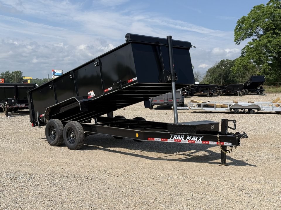 2026 Trail Maxx 83X16X3 TELESCOPIC DUMP W/REAR STABILIZER JACKS 14K GVWR Dump Trailer