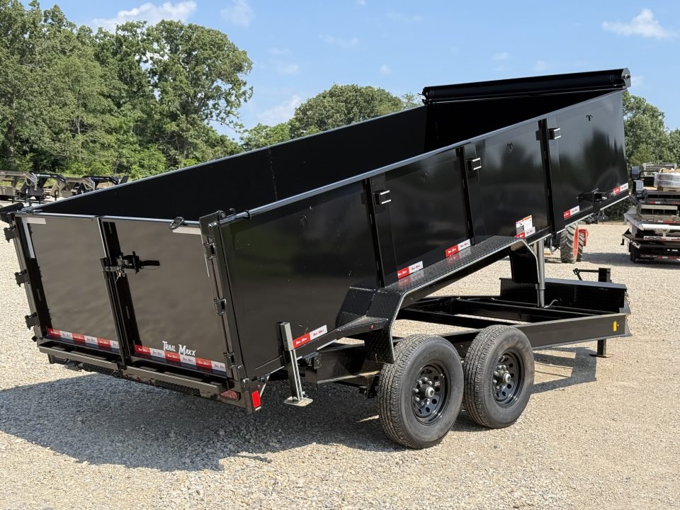 2026 Trail Maxx 83X16X3 TELESCOPIC DUMP W/REAR STABILIZER JACKS 14K GVWR Dump Trailer