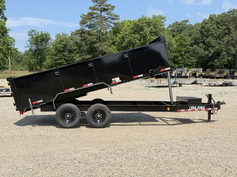 2026 Trail Maxx 83X16X3 TELESCOPIC DUMP W/REAR STABILIZER JACKS 14K GVWR Dump Trailer