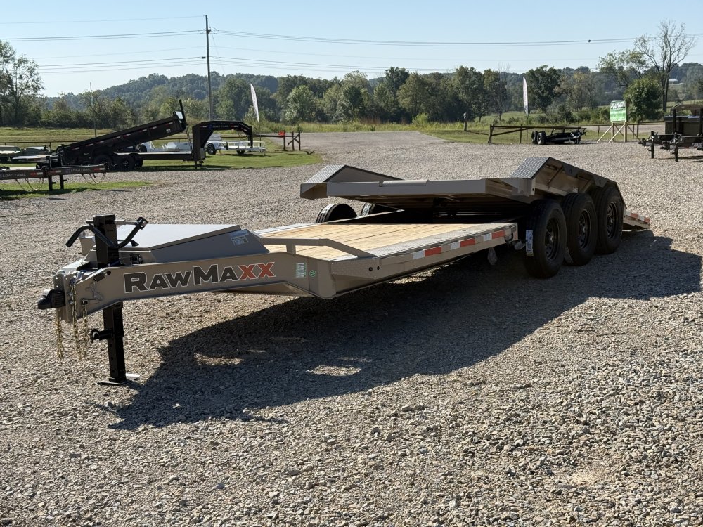2027 102x26 G3X RAWMAXX / 14 PLY / I-BEAM FRAME / WINCH PLATE / TILT / 21K GVWR /
