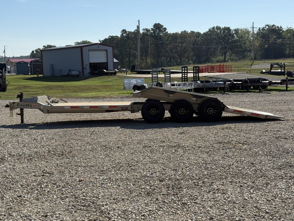 2027 102x26 G3X RAWMAXX / 14 PLY / I-BEAM FRAME / WINCH PLATE / TILT / 21K GVWR /