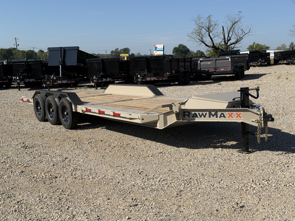 2027 102x26 G3X RAWMAXX / 14 PLY / I-BEAM FRAME / WINCH PLATE / TILT / 21K GVWR /
