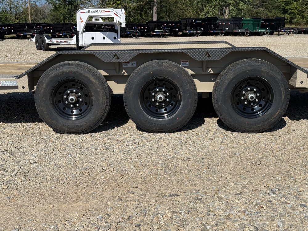 2027 102x26 G3X RAWMAXX / 14 PLY / I-BEAM FRAME / WINCH PLATE / TILT / 21K GVWR /