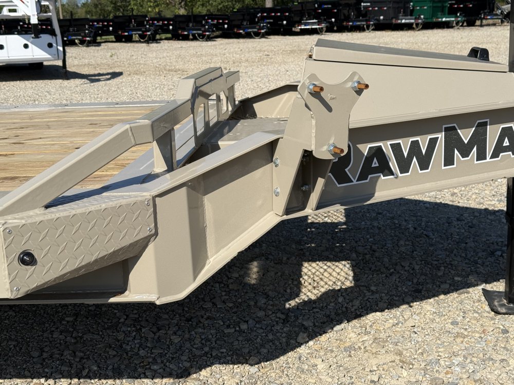 2027 102x26 G3X RAWMAXX / 14 PLY / I-BEAM FRAME / WINCH PLATE / TILT / 21K GVWR /