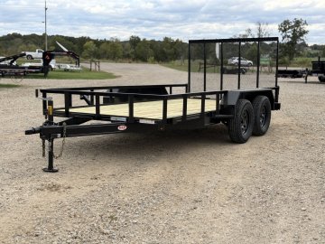 2027 77X14 UT MEB / 48" GATE / 6.9K GVWR / BRAKE AXLE / UTILITY TRAILER