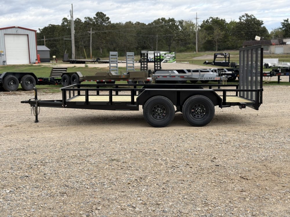 2027 77X14 UT MEB / 48" GATE / 6.9K GVWR / BRAKE AXLE / UTILITY TRAILER
