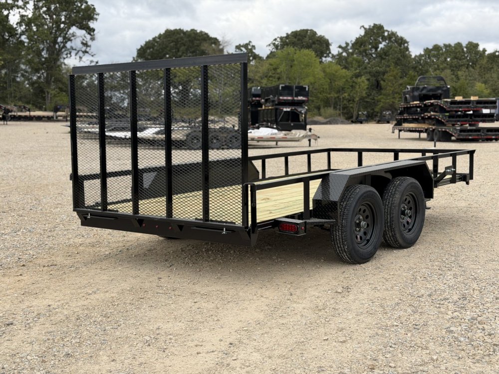 2027 77X14 UT MEB / 48" GATE / 6.9K GVWR / BRAKE AXLE / UTILITY TRAILER