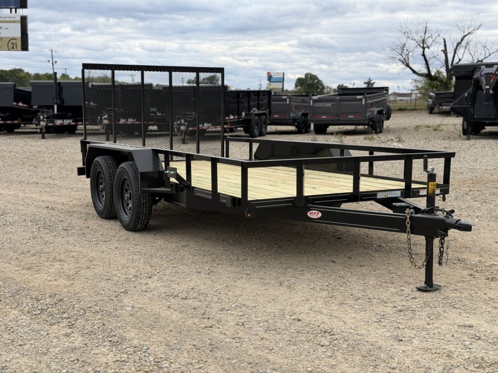 2027 77X14 UT MEB / 48" GATE / 6.9K GVWR / BRAKE AXLE / UTILITY TRAILER