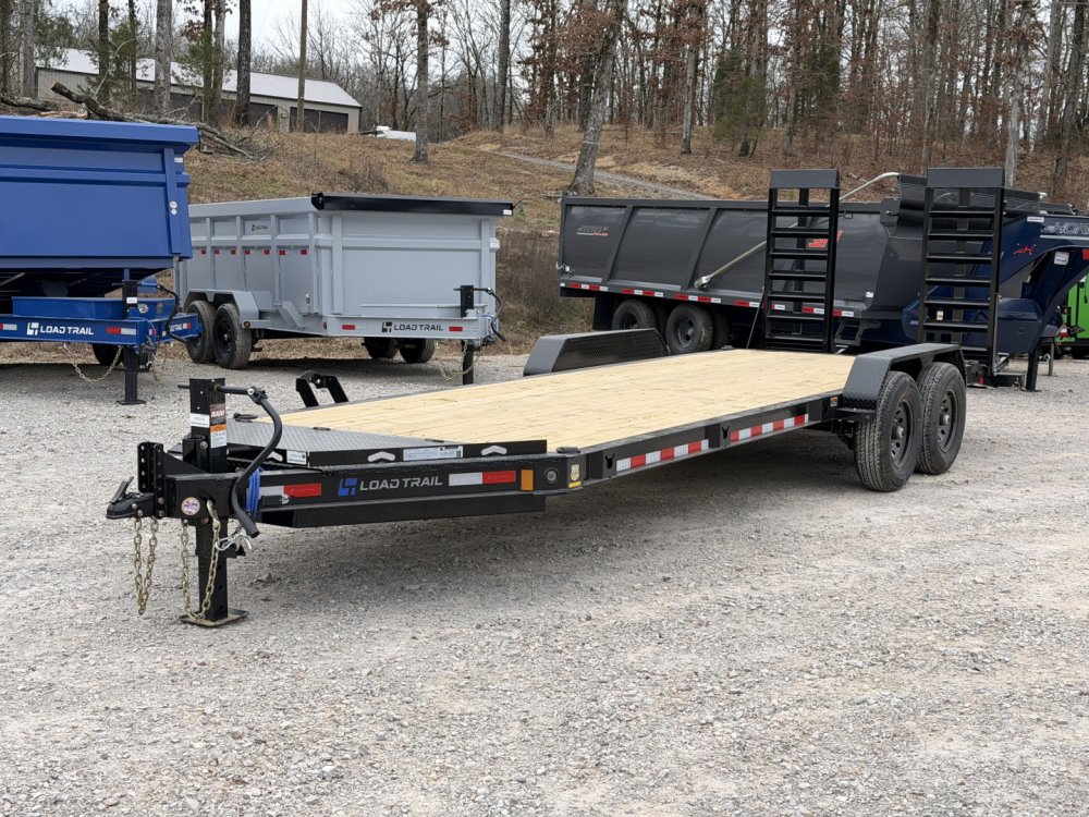 2026 Load Trail CB6 83X22 Equipment Trailer 14K GVWR STAND UP RAMPS