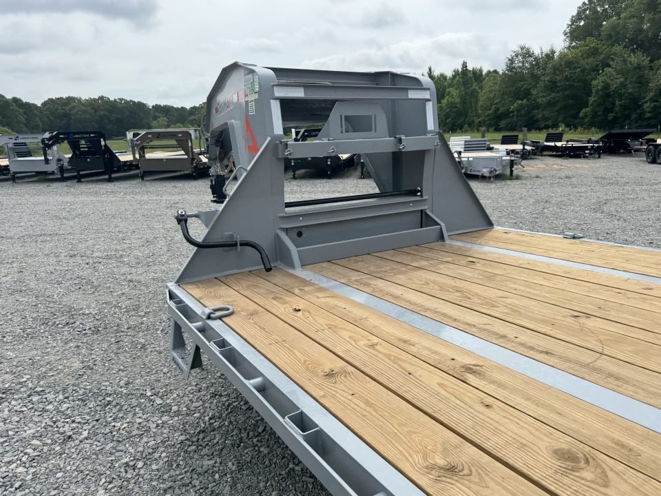 2026 RawMaxx FDX 102X25 12K HYD. DISC BRAKE/ MAXX RAMPS/ 14PLY TIRES 24K GVWR GOOSENECK Flatbed Trai