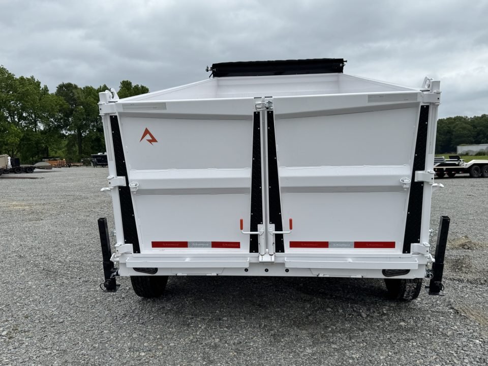 2026 RawMaxx LPX 83X16 GOOSENECK Dump Trailer W/44" WALLS, RAMPS, TARP, SPREAD GATE, HYDRAULIC JACKS