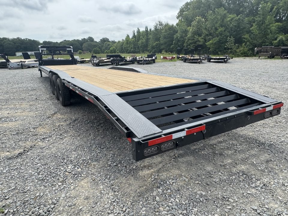 2026 RawMaxx LDX 102X44 LOWBOY W/14 PLYS, LOCKING CHAIN RACK, AND TORQUE TUBE 21K GVWR GOOSENECK Fla