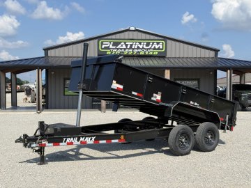 2026 Trail Maxx 83X14X2 TELESCOPIC W/REAR STABILIZER JACKS 14K GVWR Dump Trailer