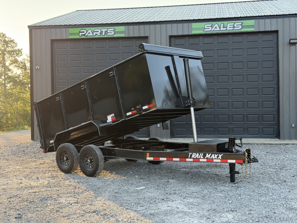 2026 Trail Maxx DT 83X14 4' SIDE 14K GVWR REAR STABILIZER JACKS Dump Trailer