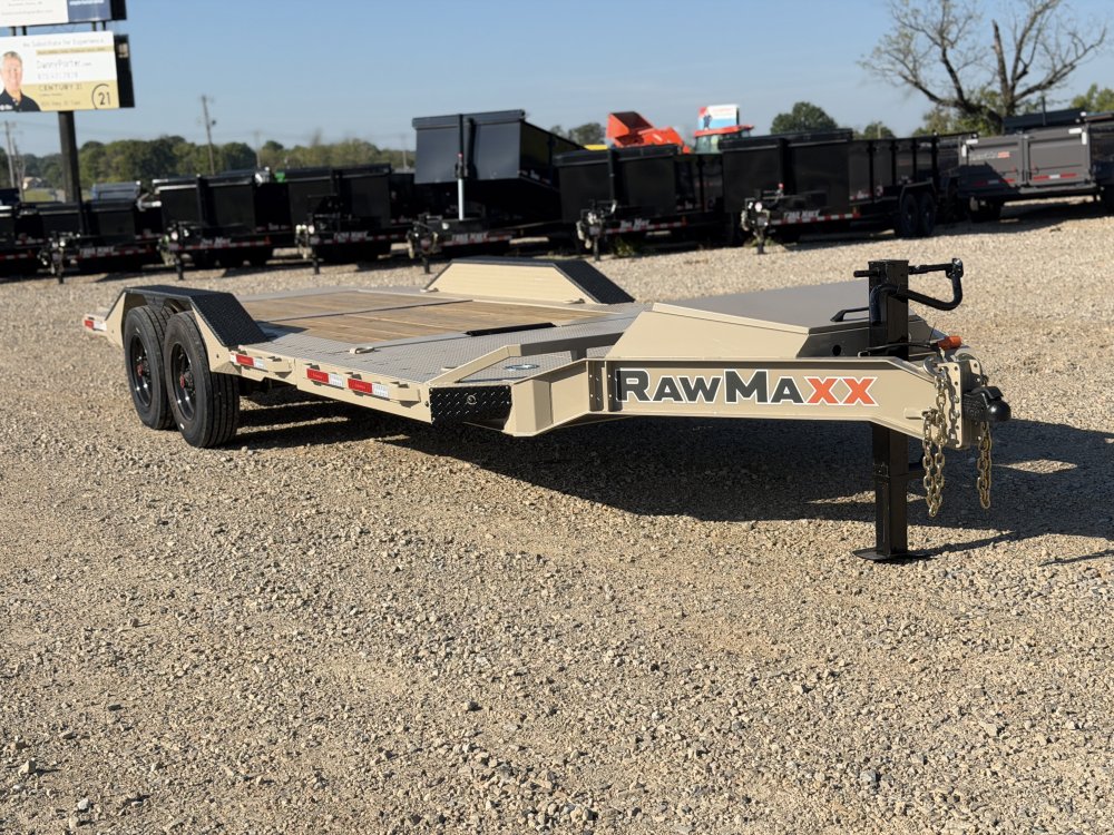 2027 102x22 GTX RAWMAXX / 18 PLY / WINCH PLATE / I-BEAM FRAME / TILT / 20K GVWR /
