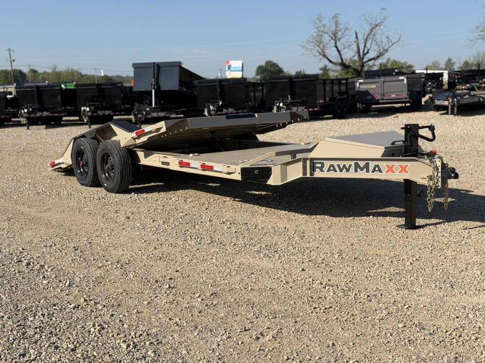 2027 102x22 GTX RAWMAXX / 18 PLY / WINCH PLATE / I-BEAM FRAME / TILT / 20K GVWR /