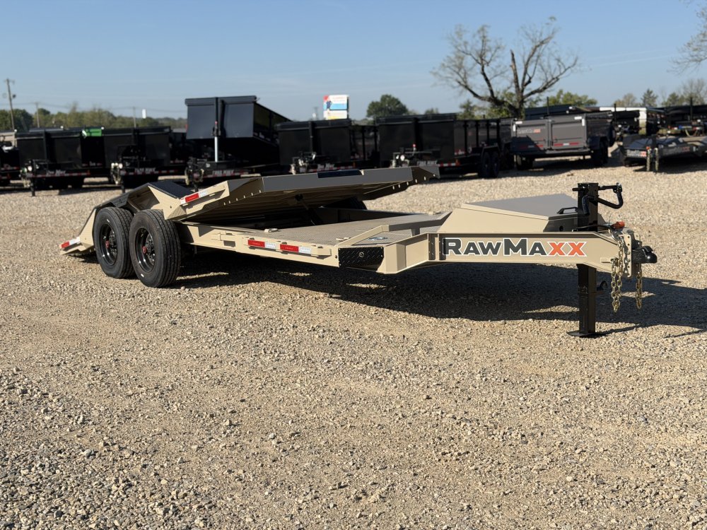 2027 102x22 GTX RAWMAXX / 18 PLY / WINCH PLATE / I-BEAM FRAME / TILT / 20K GVWR /