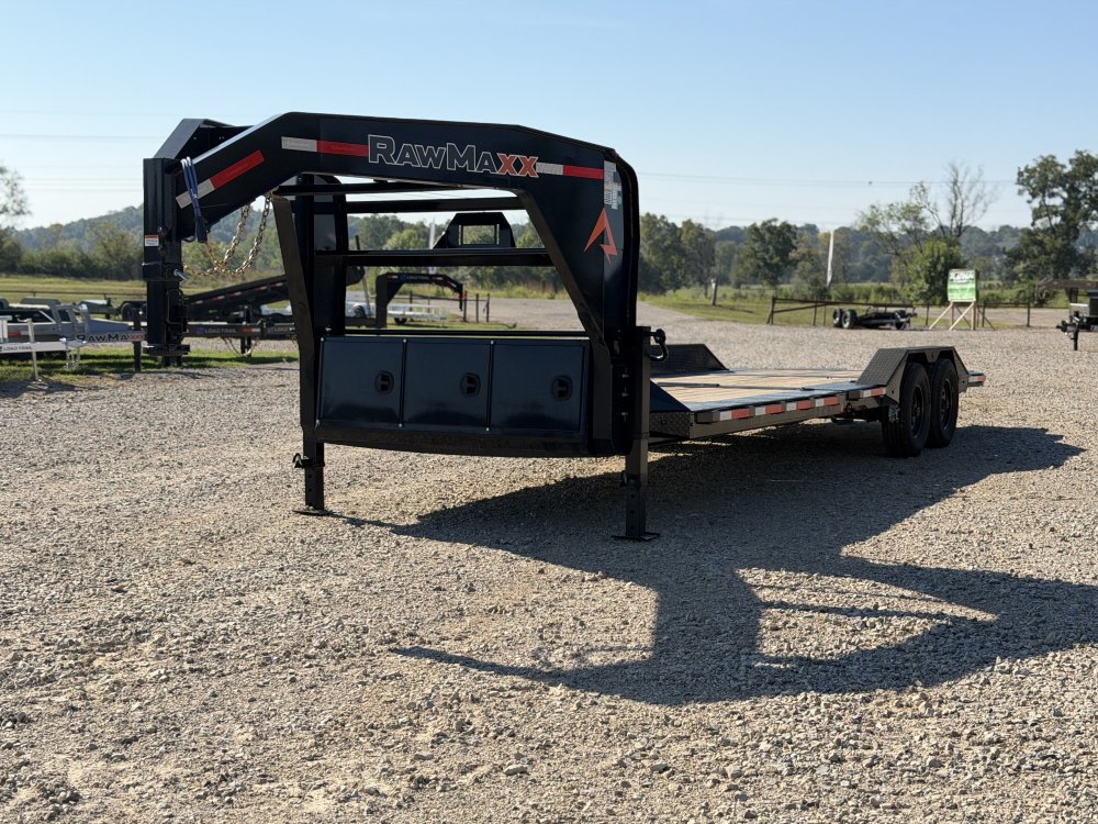 2027 102x26 GTX RAWMAXX / I- BEAM FRAME / 14 PLY / CHAIN RACK / WINCH PLATE / 16K GVWR /
