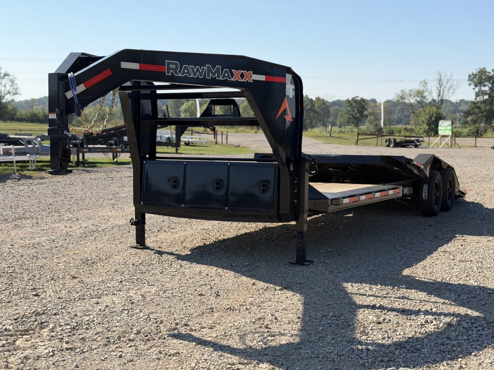 2027 102x26 GTX RAWMAXX / I- BEAM FRAME / 14 PLY / CHAIN RACK / WINCH PLATE / 16K GVWR /