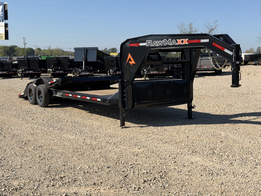 2027 102x26 GTX RAWMAXX / I- BEAM FRAME / 14 PLY / CHAIN RACK / WINCH PLATE / 16K GVWR /