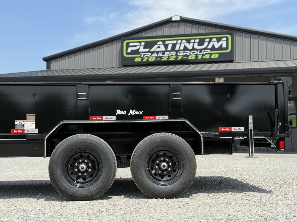 2026 Trail Maxx 83X16X2 TELESCOPIC DUMP W/REAR STABILIZER JACKS 14K GVWR Dump Trailer