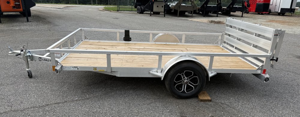 2027 Load Trail UA 77X12 SA / ALUMINUM FRAME / 55" BI-FOLD TAILGATE / ALUMINUM WHEELS Utility Traile