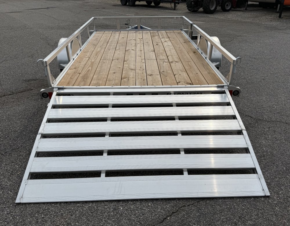 2027 Load Trail UA 77X12 SA / ALUMINUM FRAME / 55" BI-FOLD TAILGATE / ALUMINUM WHEELS Utility Traile