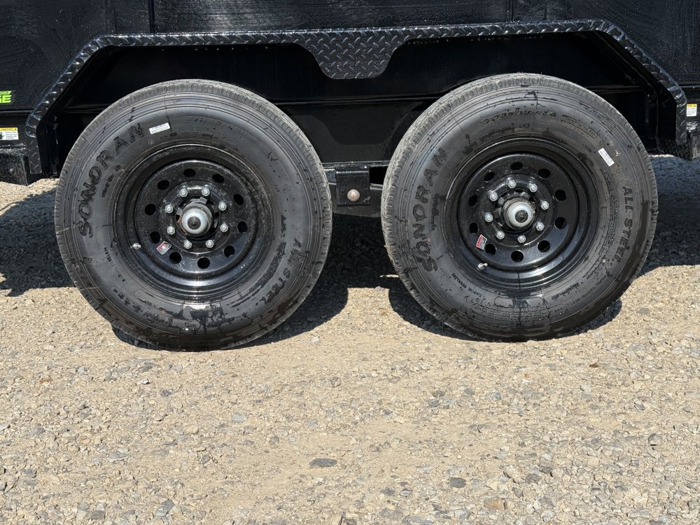 2027 83X16 DG LOAD TRAIL / 24" SIDES / TELESCOPIC / 14 PLY / 7 GA FLOOR / 14K GVWR /
