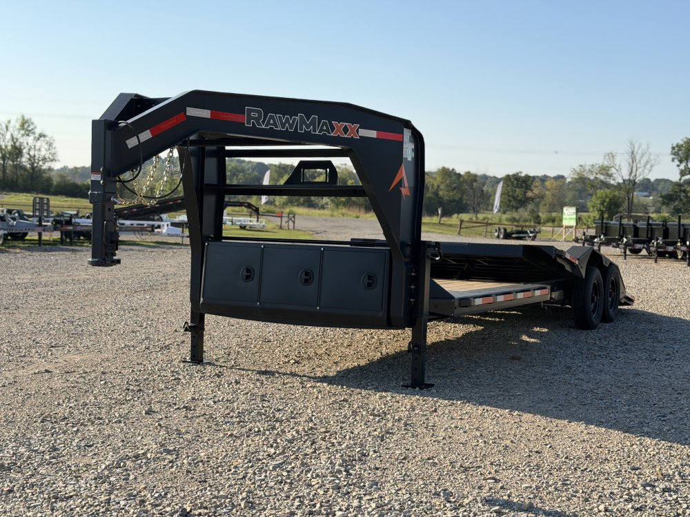 2027 102x26 GTX RAWMAXX / I- BEAM FRAME / 14 PLY / CHAIN RACK / WINCH PLATE / 16K GVWR /