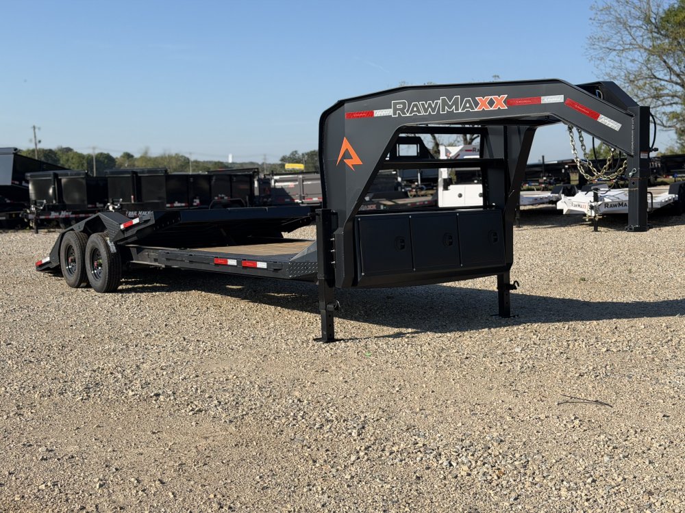 2027 102x26 GTX RAWMAXX / I- BEAM FRAME / 14 PLY / CHAIN RACK / WINCH PLATE / 16K GVWR /