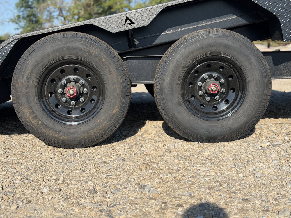2027 102x26 GTX RAWMAXX / I- BEAM FRAME / 14 PLY / CHAIN RACK / WINCH PLATE / 16K GVWR /