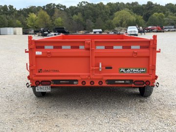 2024 83X14 DL LOAD TRAIL / SIDE DOOR / 24" SIDES / HYDRAULIC JACK / 14K GVWR / DUMP TRAILER
