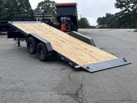 2027 Load Trail 83X22 14K TM WIRELESS REMOTE WINCH PLATE 6" I BEAM FRAME Tilt Trailer