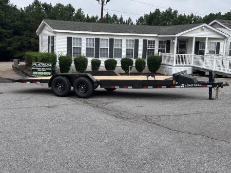2027 Load Trail 83X22 14K TM WIRELESS REMOTE WINCH PLATE 6" I BEAM FRAME Tilt Trailer